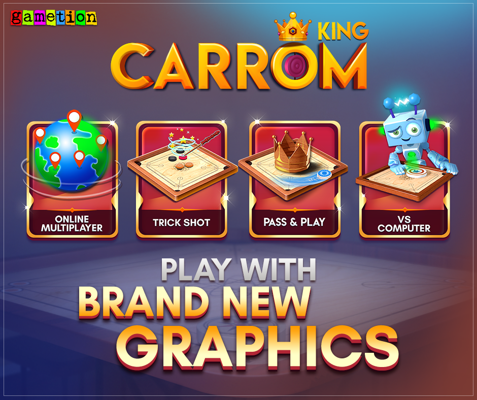 Carrom King : New Update with brand new graphics