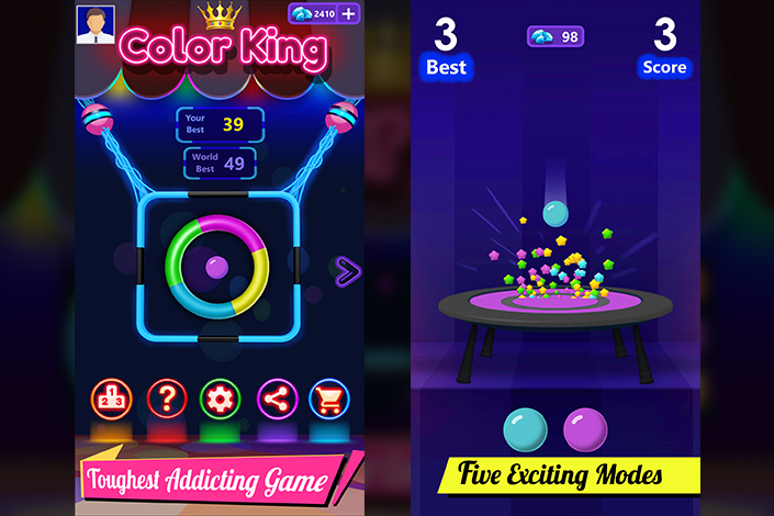 Color King : New game Launched by gametion