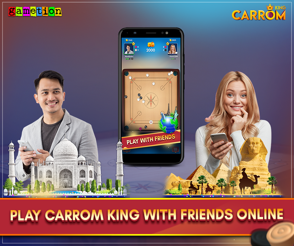 Gametion: Carrom King Play with Friends online